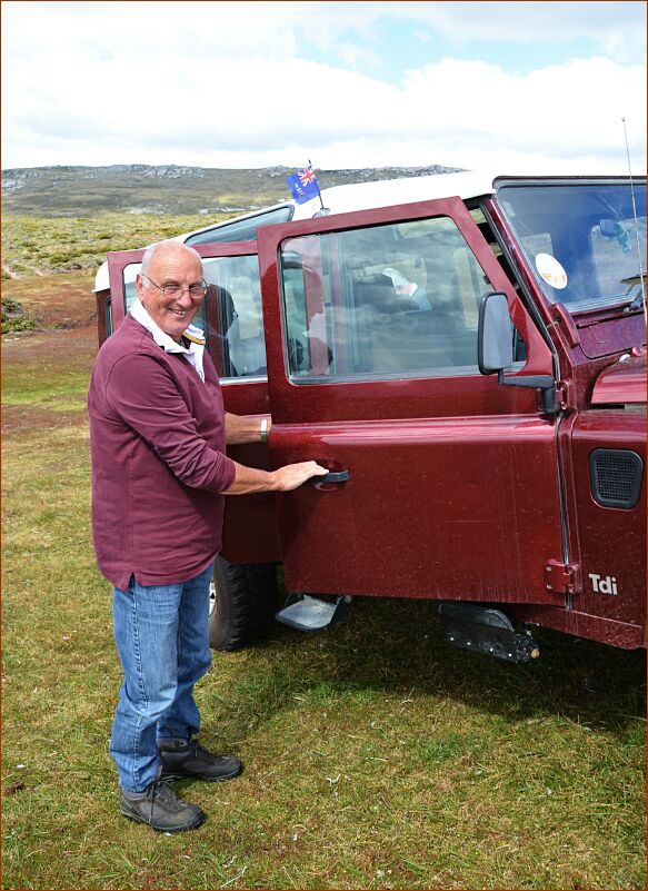 Falklands penguin driver